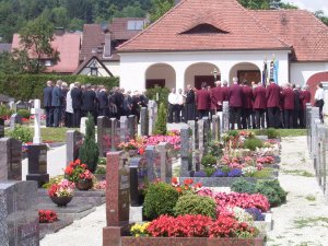 Beerdigung Dr. Otto Braun – Vereine und nächste Angehörige nehmen Abschied