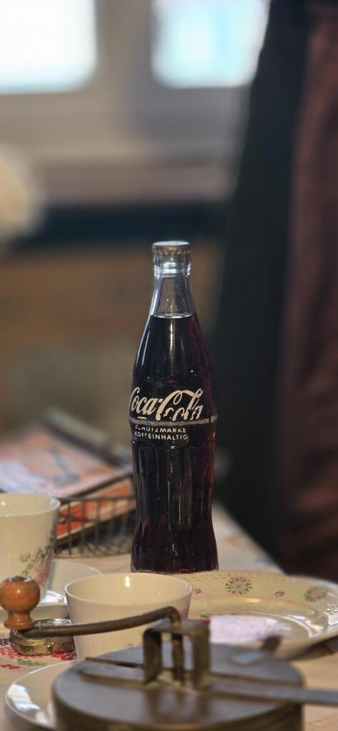 Die alte klassische Cola-Flasche