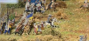 Zinnfigurendiorama Schlacht von Lützen, Ausschnitt