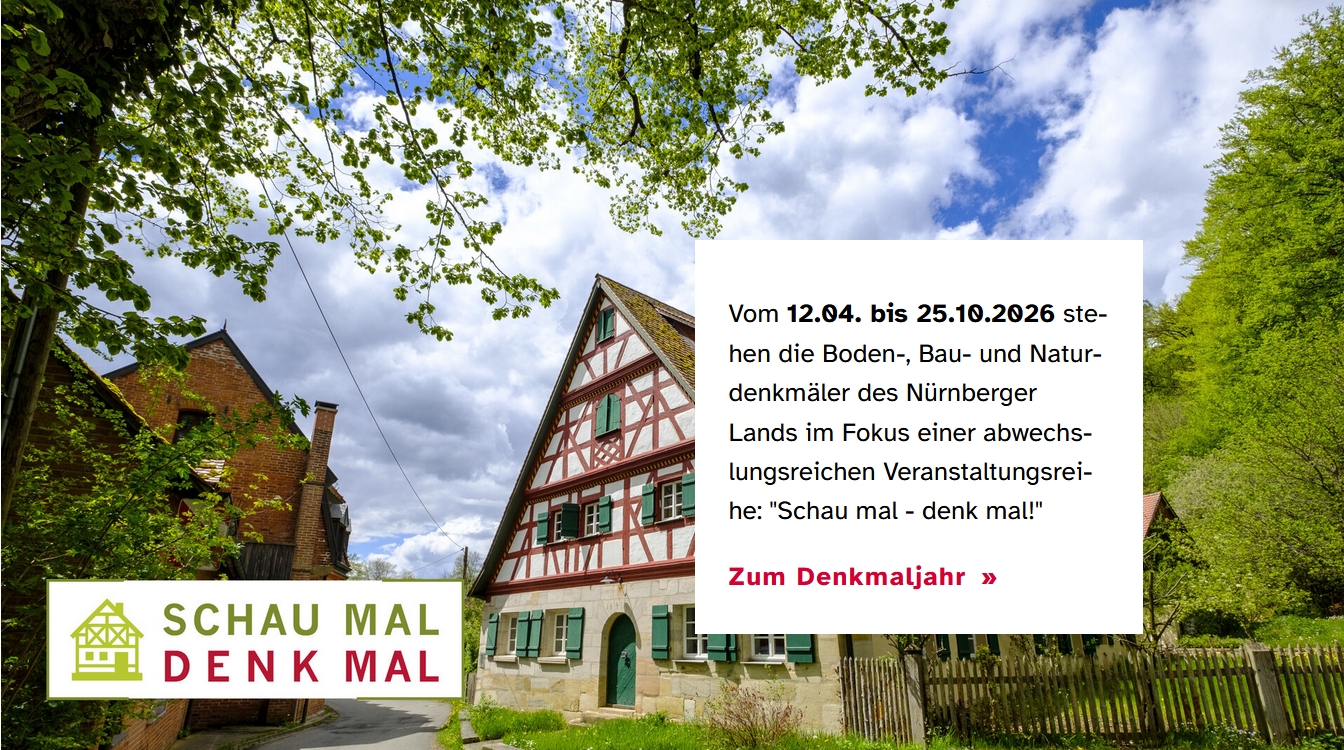Sonderausstellung Denkmäler im Nürnberger Land – mit Pommelsbrunner Badhaus